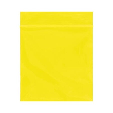 Revolution 6 1/4X9 1/4 High Density Plastic Bag -Yellow, 1000PK S01YL