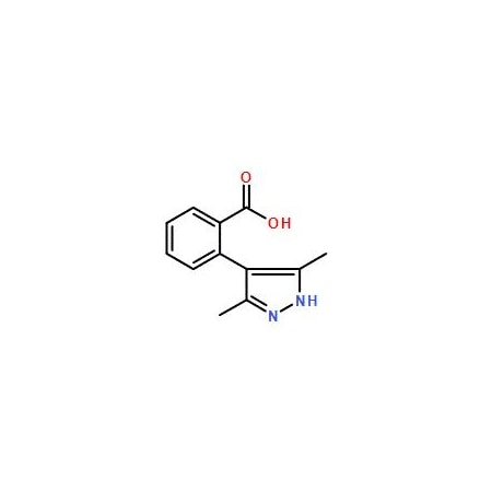 Ak Scientific 2-(3, 5-Dimethyl-1H-pyrazol-4-yl)benzoic acid (250mg), CAS 321309-43-7 Y8720-250mg