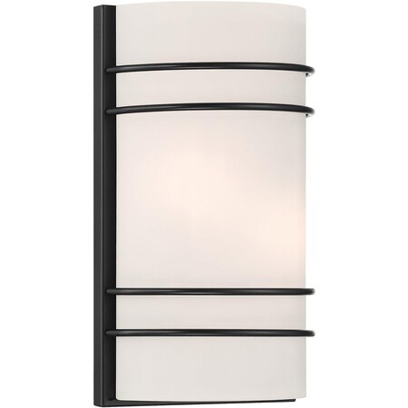 Or 20416LEDDLP-MBL-OPL 8 in. 2-Light Artemis LED ADA Wall Sconce, Matte Black OR2745763
