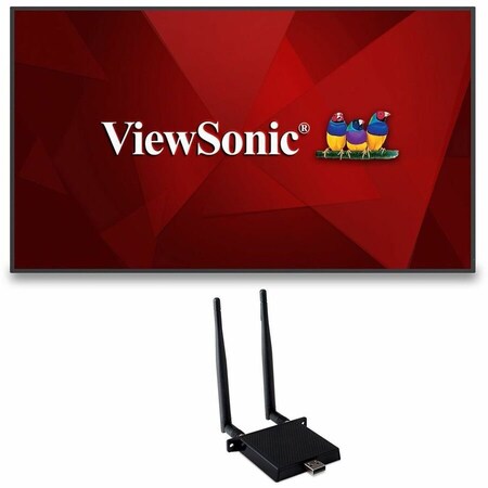 Viewsonic CDE4330-W1 Digital Signage Display - 43" LCD - 3840 x 2160 - 2160p - Android 11 - Black CDE4330-W1