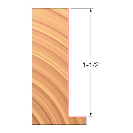 Freud 3-9/16in. x 1-1/2in. x 1-1/4in. Straight Edge Cutter UP148-IC