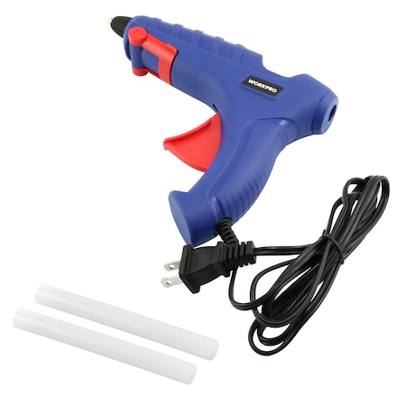 Prime-Line WORKPRO W125098WE 40 Watt, High Temperature Hot Glue Gun (Single Pack) W125098WE