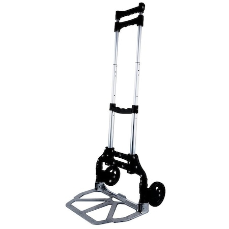 Prosource Cart, 150 lbs, 15-1/8 in L Platform, 11 in W Platform, 2-Wheel, Aluminum 85-611-A
