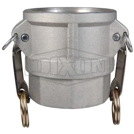 Dixon Global Type D Cam and Groove Coupler, 1-1/2 in Nominal, Female Coupler x FNPT End Style, Aluminum G150-D-ALSI