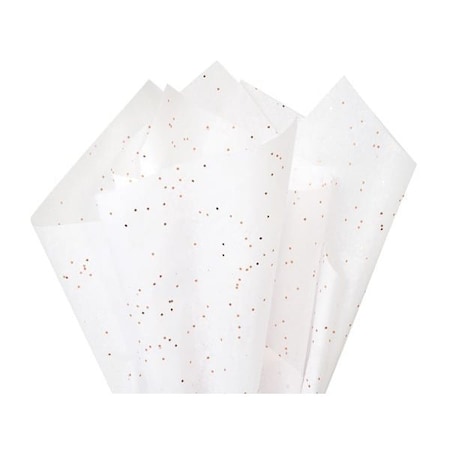 Nashville Wraps Rose Gold Glitter Tissue Paper, 20x30, 200PK GS1017