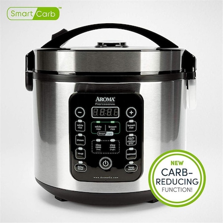 Aroma ARC-1120SBL 20-Cup Smart Carb Rice Cooker ARC1120SBL