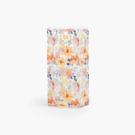 Nashville Wraps Watercolor Floral Cello Bag, 4x2x9, 100PK C2BWFL