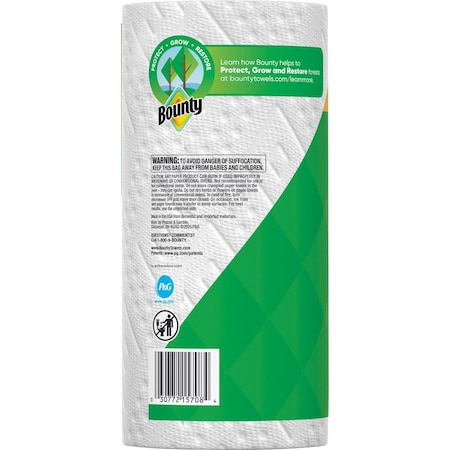 Bounty Select-A-Size Paper Towels 1 Double Roll 30772157084