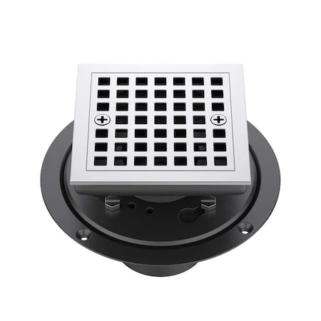 Kibi 4in Tile-In Shower Drain - Brushed Gold KFD0401CH