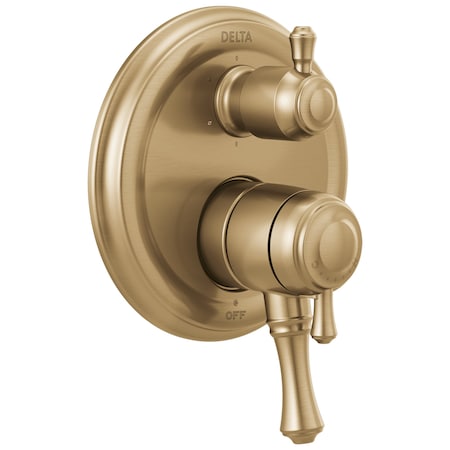 Delta Cassidy Traditional Monitor 17 Series Valve Trim with 6-Setting Integrated Diverter T27997-CZ