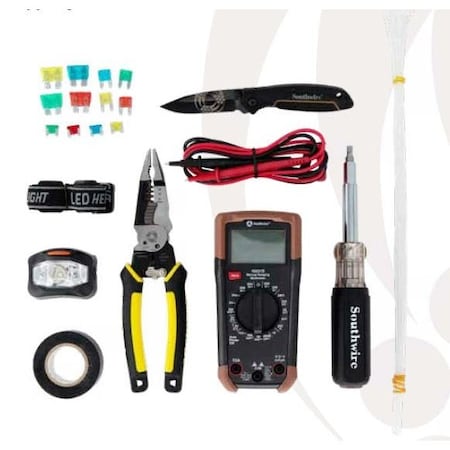 Southwire TOOLS AND FASTENERS RV For Electrical Work 8 Piece With 7In1 Multi Tool Plier Manual Ranging Mu EM-KIT