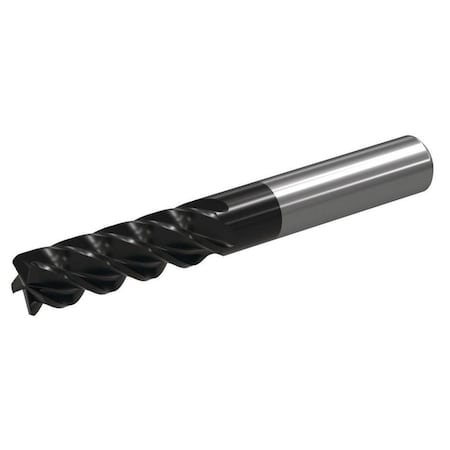 Widia W511 CENTER CUTTING CORNER RADIUS END MILL, 0.5 IN DIA CUTTER, 0.01 IN CORNER RADIUS 7084951