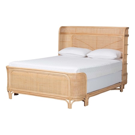 Bali & Pari Fiore Natural Rattan Bed, Queen 264-14439-ZORO