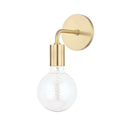 Mitzi Ava 1 Light Wall Sconce 5 In. Aged Brass H109101B-AGB