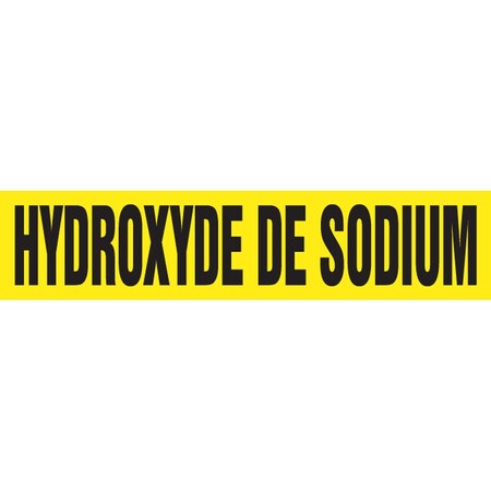 Accuform FRENCH PIPE MARKER HYDROXYDE DE CRPK645STC