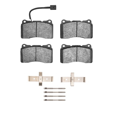 Dynamic Friction Co DFC HybriDynamic Brake Pads Hrdwr Kit 4000-1016-01
