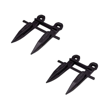 Mytee Products 2Pk Sickle Bar Rock Guard fits MacDon 118344, 2 Prong Sickle Mower Knife Guard, 2PK SG-2005x2