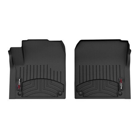 Weathertech Black, Front FloorLiner for Vinyl Floors 4416671V