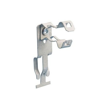 Caddy Rigid Conduit Fittings, 1'' EMT, CADDY Armour Spring Steel, Acoustical, Conduit to T-Grid Clip 16MATS