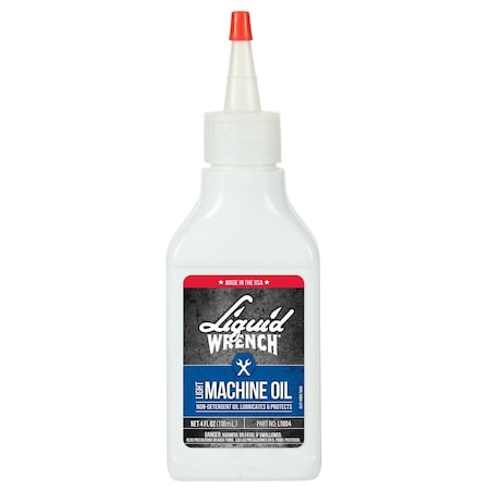 Liquid Wrench Lubricating Oil, Super Oil Household Lubricant, 4 fl oz L1004