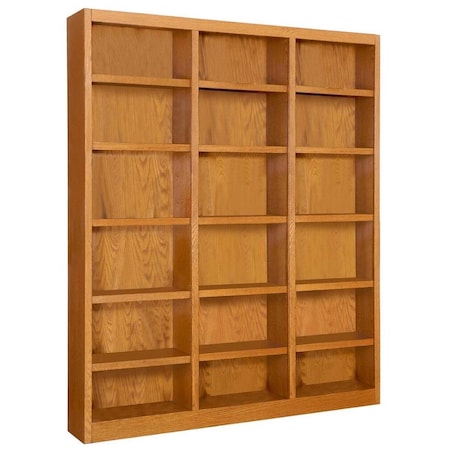Concepts In Wood Wall Storage Unit Bookcase - Dry Oak Finish MI7284-D