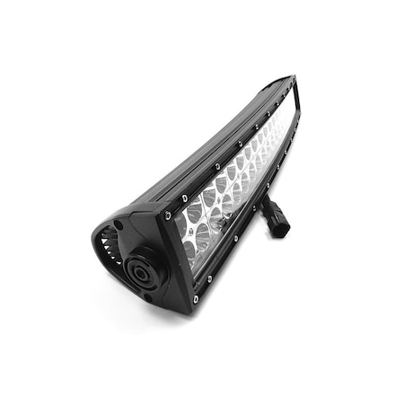 Southern Truck 20IN LED LIGHT BAR CRVD, CHROME SERIES, DBL ROW, COMBO FLOOD/BEAM 120W 10 74020