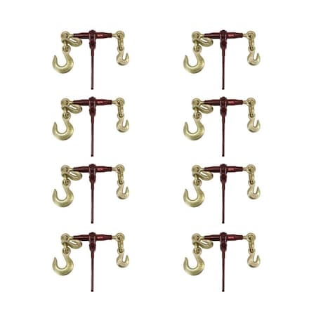 Mytee Products Heavy Duty Shipping Container Door Lock w/ Padlock, 4 Keys 9in to 17in, 2PK CTL-LOCKHDx2