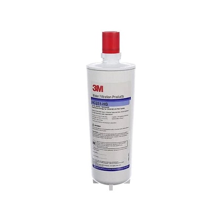 3M Filtration Quick-ConnectFilter, 1gpm, 31/4inDia HC251-HS