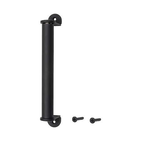 Renin Deben Series BD413-MB Barn Door Handle, 214 mm L Handle, Steel, Matte, Black BDB413-MB