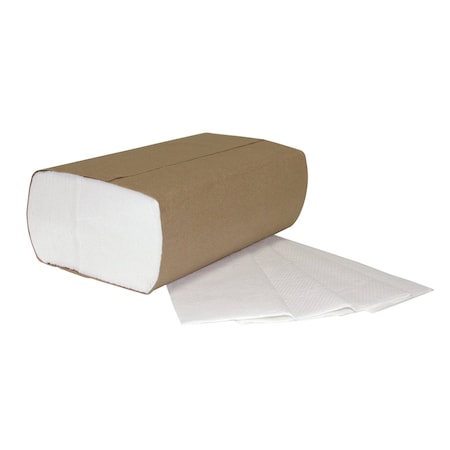 Sellars 1-Ply Multi-Fold Towel White 250Ct White 9" X 9.5" Sht 16/Cs, 16PK 183203
