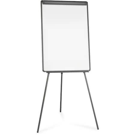 Bi-Silque MasterVisi, Basic Tripod Melamine Presentation Easel, 22 1/2 X 42, White/black EA2300045
