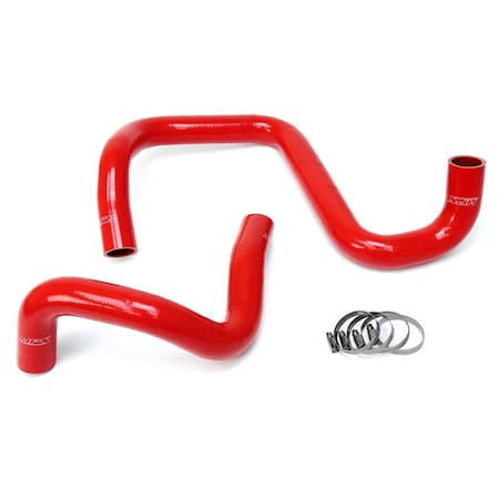 Hps Performance High Temp Reinforced Silicone Radiator Coolant Hose Kit, Red,  57-1285R-RED