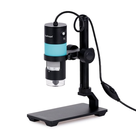 Amscope HHD 5.1 MP Professional Polarizing Handheld Digital USB Microscopes w/10X-280X Magnification, LED Ri HHD5100P-QSMS20