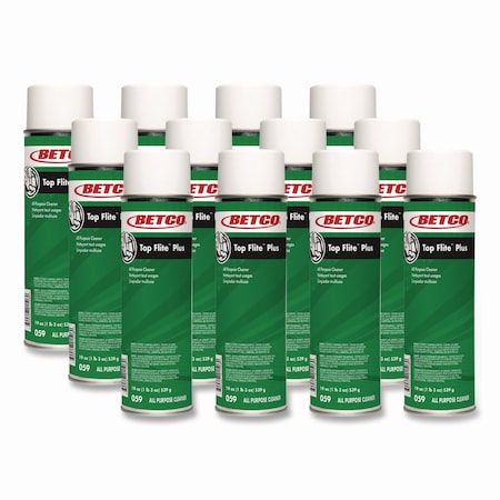 Betco Top Flite Plus All-Purpose Cleaner, 19 oz Aerosol Can, 12PK 0592300