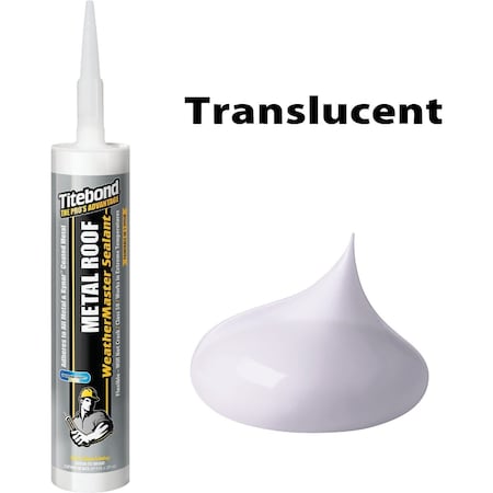 Titebond Weathermaster 10 Oz. Transparent Metal Roof Sealant 61111