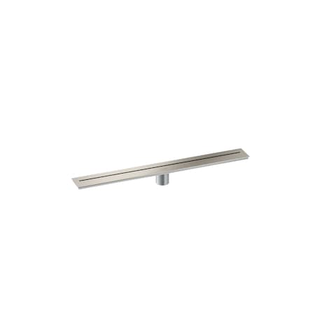 Axor Drains Wall Installation 27 9/16" in Stainless Steel Optic 42525801