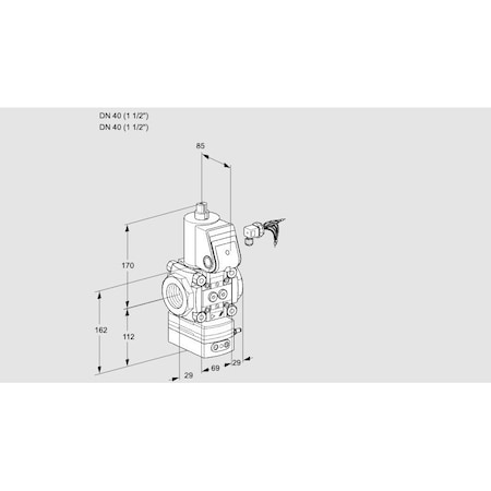 Honeywell Kromschroder VAD240R/NW-25A KS88028338