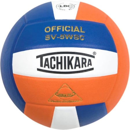 Tachikara Tachikara SV5WSC.RWO Sensi-Tec Composite High Performance Volleyball - Royal-White-Orange SV5WSC.RWO