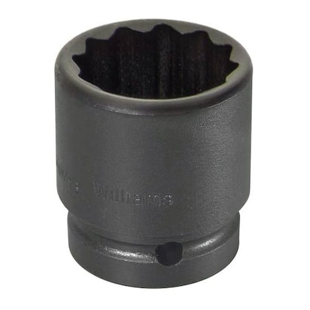 Williams 1" Drive Impact Socket Black Industrial, 1" D, 5/8 12 Pt JHW39720