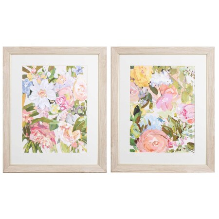 Set Of Two Abundance Plethera Brown Framed Print Wall Art, 2PK