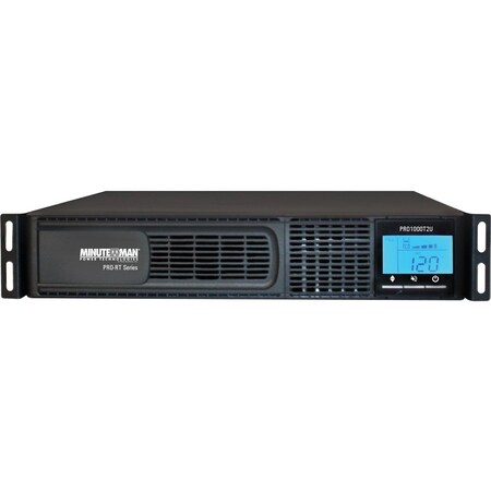 Minuteman Ups PRO-RT2U SERIES: LINE-INTERACTIVE RACK/TOWER/OPTIONAL WALLMOUNT UPS, LCD DISPLAY PRO1000RT2UNC