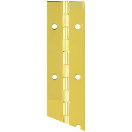 Eat-In N265-363 1.5 x12 in. Bright Brass Continuous Hinge EA698247