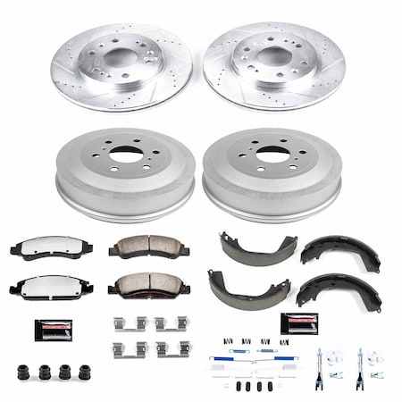 Powerstop Z36 TRUCK & TOW PERFORMANCE DRUM & ROTOR BRAKE KIT K15263DK-36