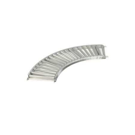 Omni Metalcraft Omni Metalcraft 1-3/8" Dia. Steel Roller Conveyor Curved Section RSHC1.4-18-3-90
