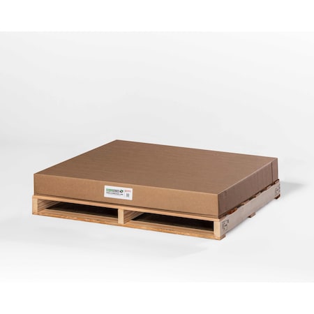 Zoro Select 36 1/2 in x 30 1/2 in x 44 1/2 in Shipping Crate, Brown, Cross-Laminated Paper Board EC1002
