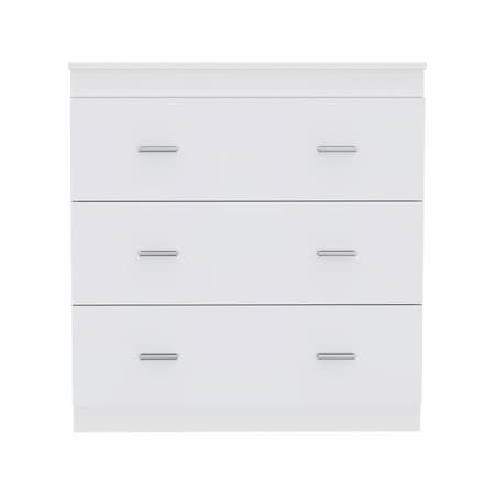 Homeroots 32" White Six Drawer Dresser 478396