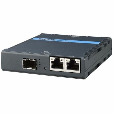 Advantech Industrial 4TX/1SFP Light Managed PoE BT Media Converter IMC-595MPI-A