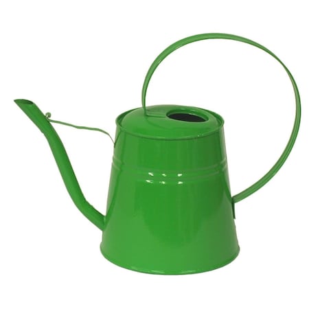 Next2Nature Enameled Galvanized Steel watering can 1 gal. Apple Green NE2994853