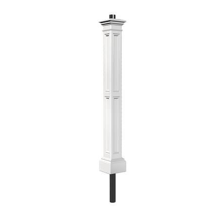 Mayne Liberty Lamp Post -White (w/Mount) 5836-W