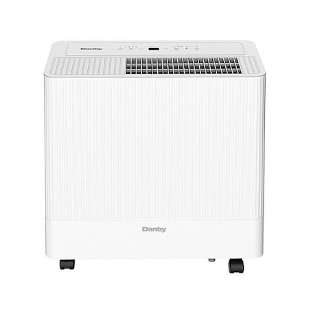 Danby Portable Dehumidifier, 3000 sq ft, White DDR050BSPWDB